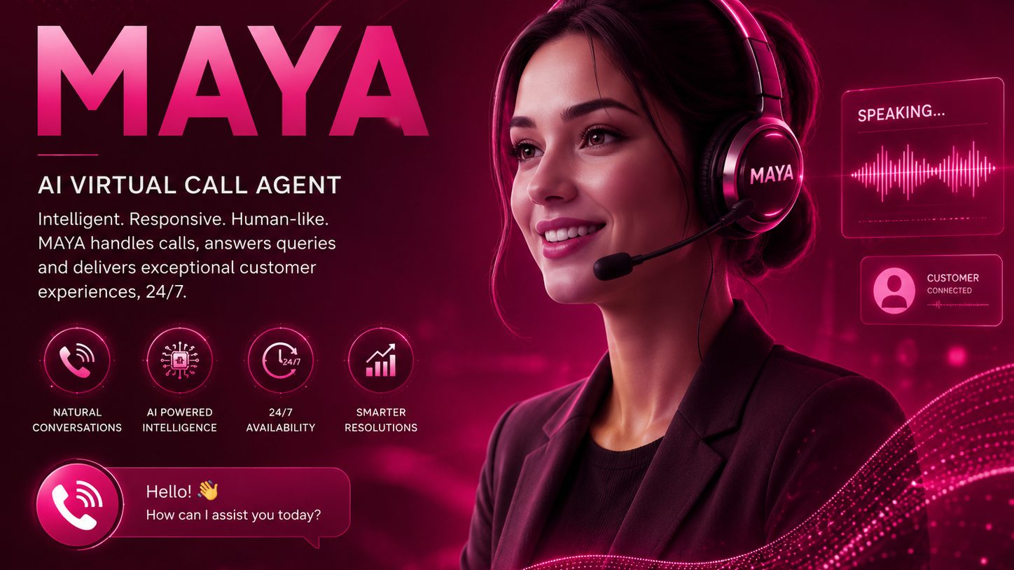 Maya AI voice reception agent