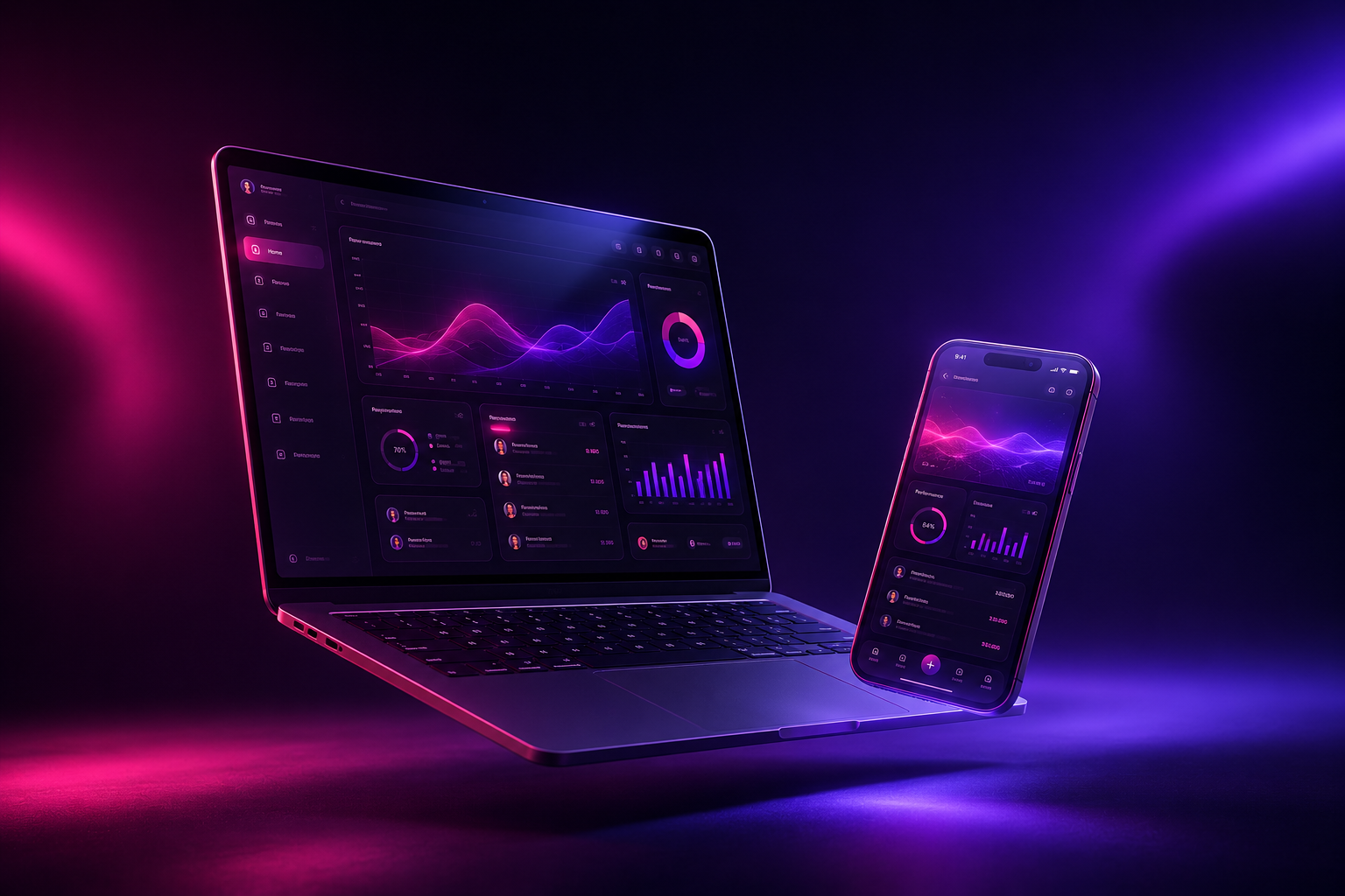 Web and mobile applications